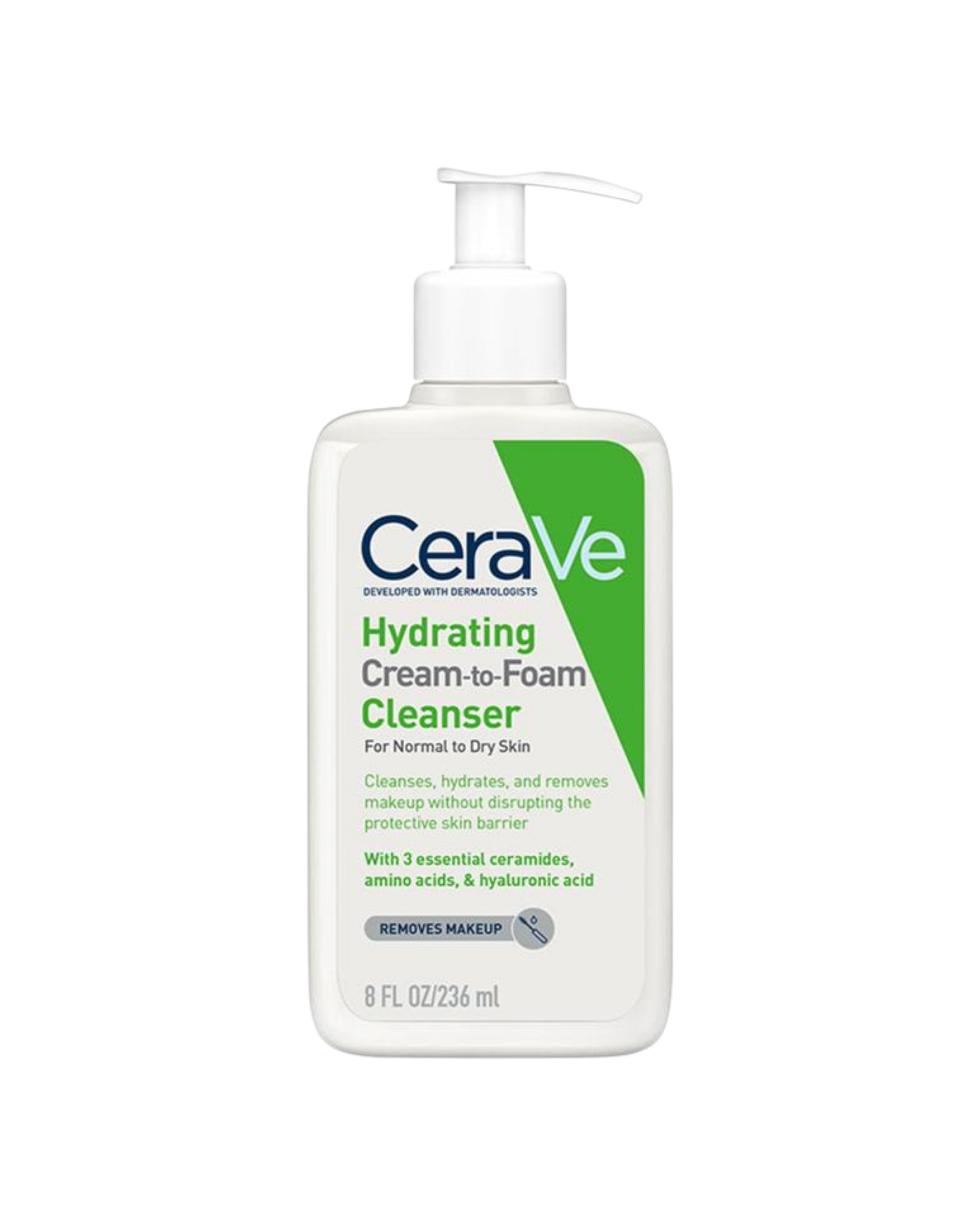 CeraVe Hydrating Cream-to-Foam Cleanser