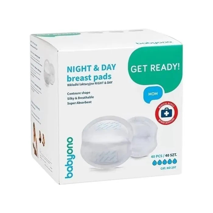 Babyono Night & Day breast pads 40 pcs- Kopeta gjiri