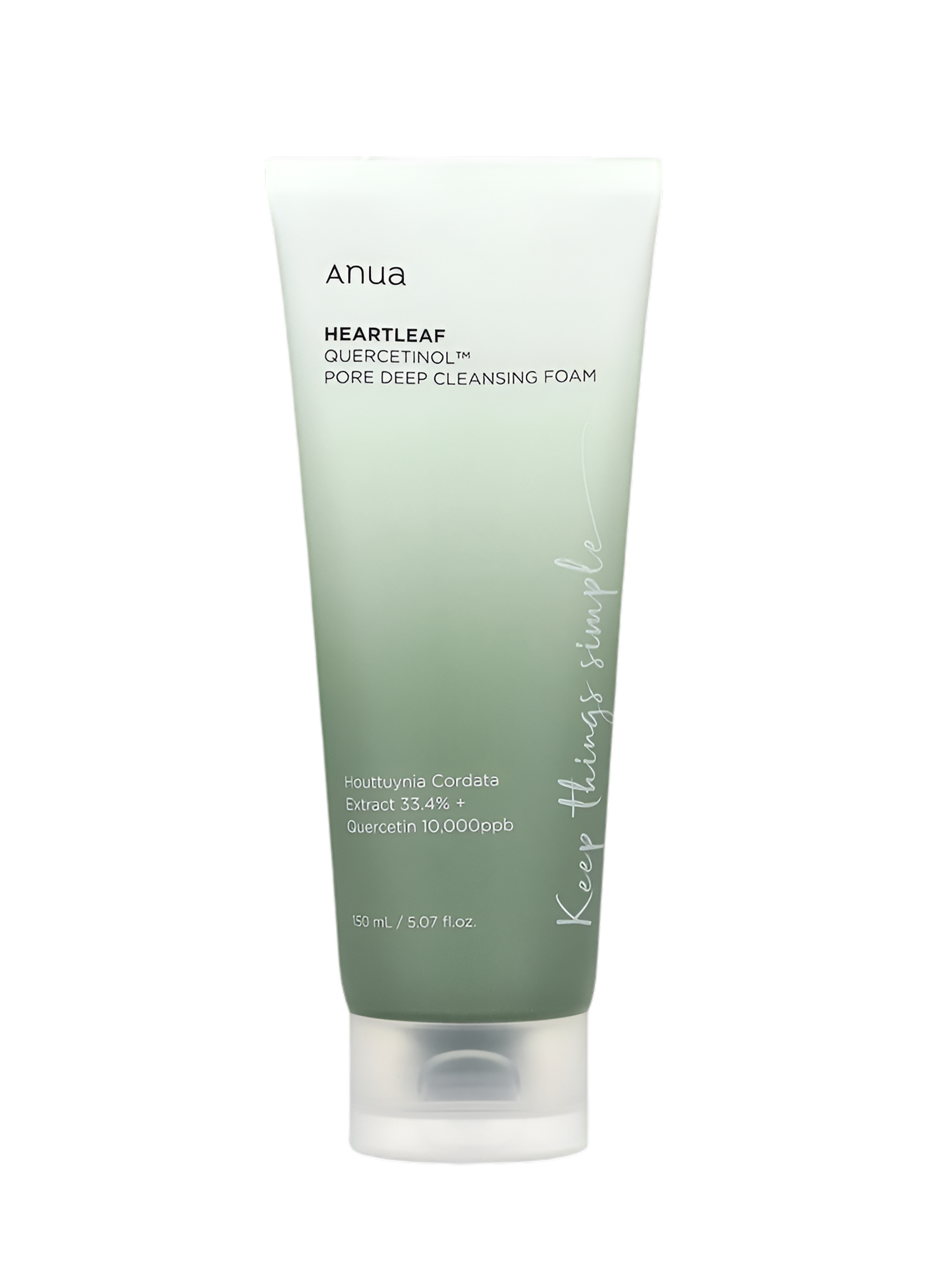 Anua - Heartleaf Quercetinol Pore Deep Cleansing Foam 150 ML