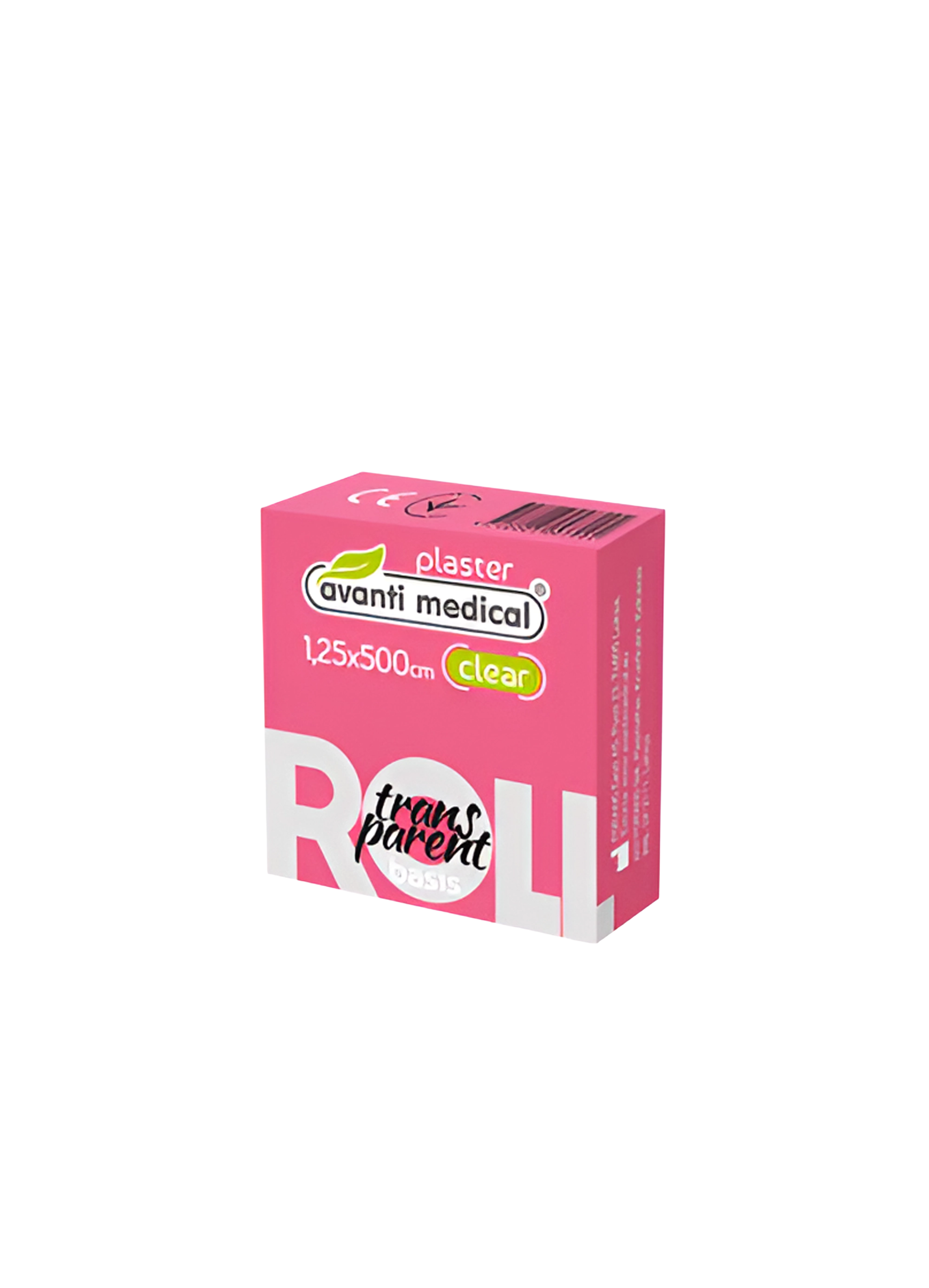 Avanti Medical – Ngjitës Fashë në Rrotull Transparent 2,5 CM x 500 CM