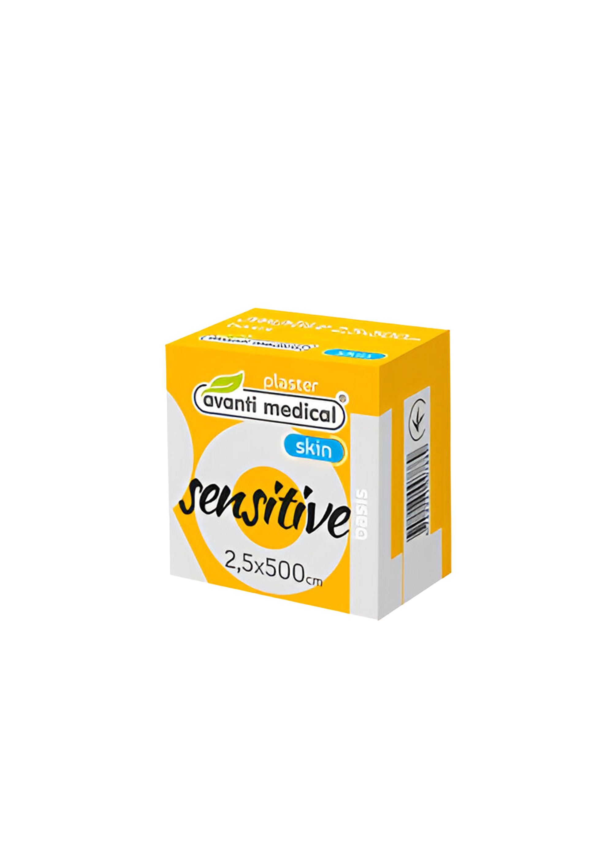 Avanti Medical – Shirit Ngjitës Fiksues Bezhë, i Ndjeshëm, në Rrotull 2,5 CM x 500 CM
