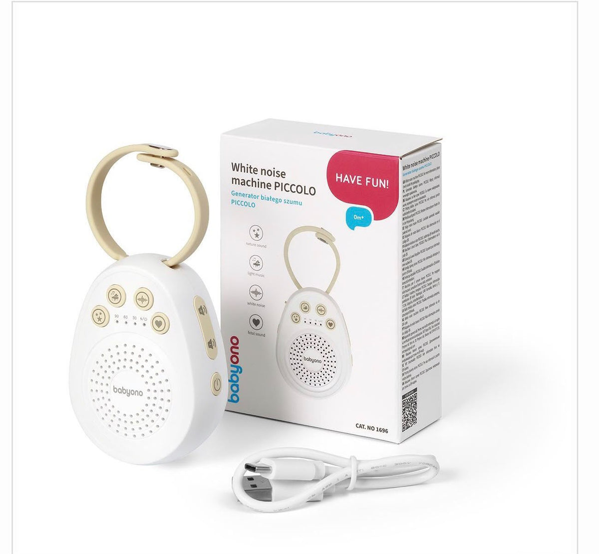BABYONO White Noise PICCOLO- Zhurma te bardha për bebe