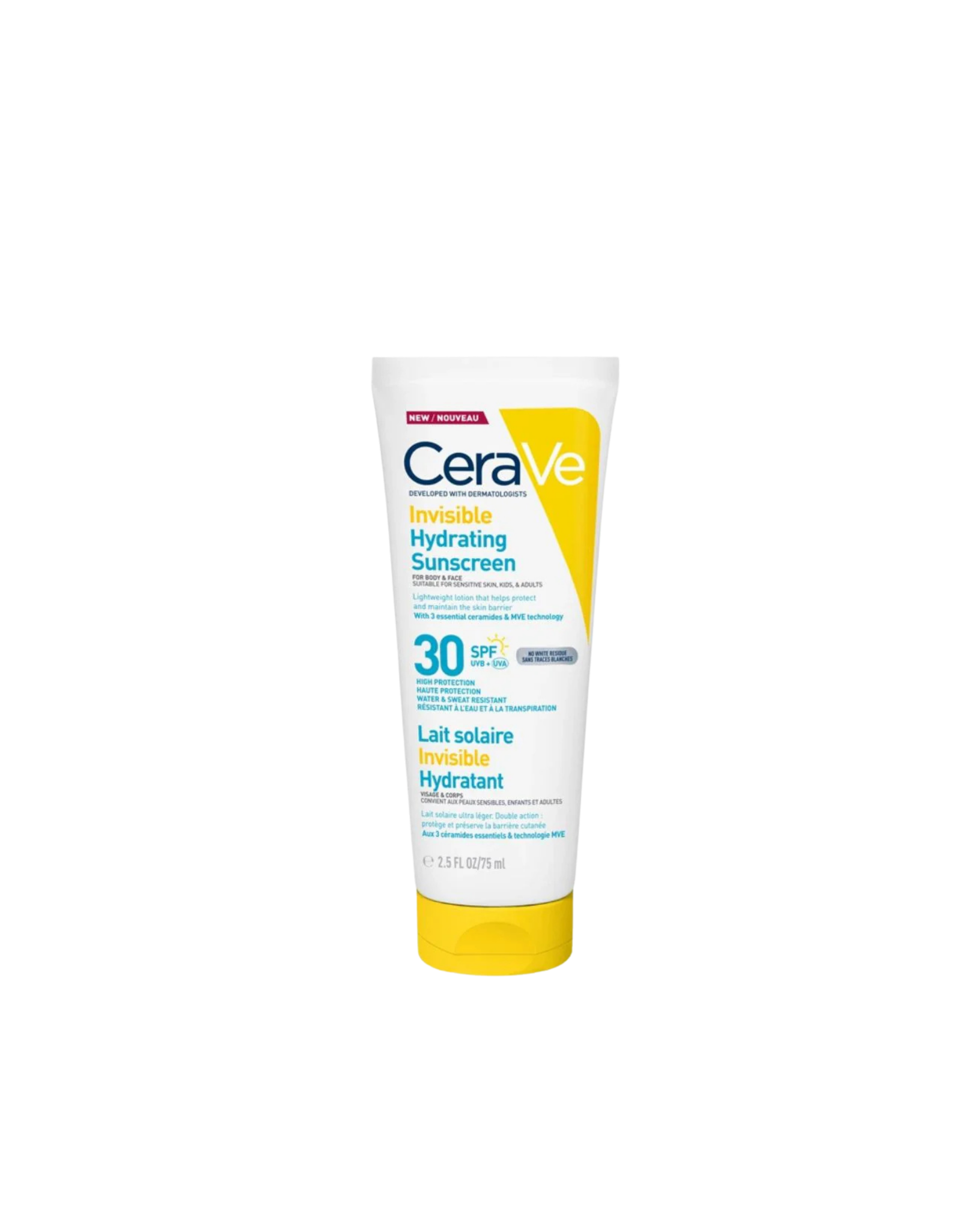 CeraVe Sunscreen Cream SPF30+ Invisible Hydrating