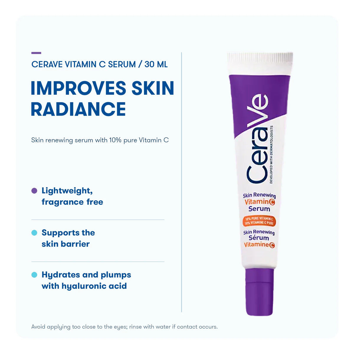 CeraVe Vitamin C Serum – Serum ndriçues për fytyrë