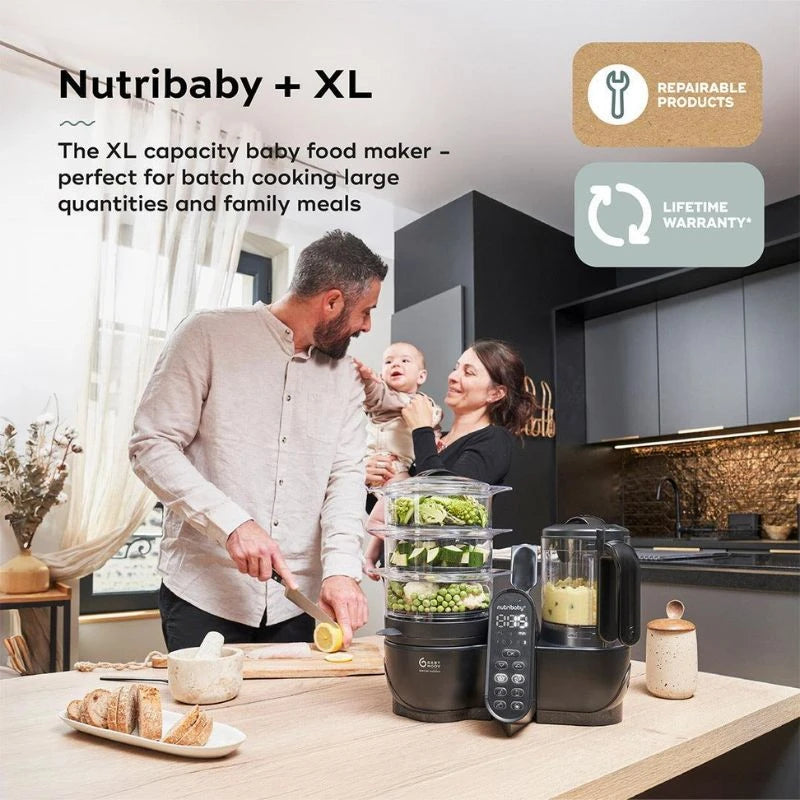 Babymoov Nutribaby (+) XL - procesor ushqimi 6ne1 me 3 kate