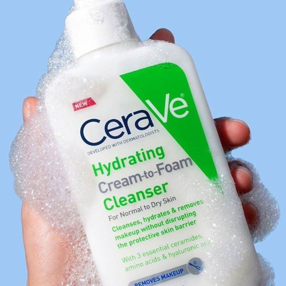 CeraVe Hydrating Cream-to-Foam Cleanser