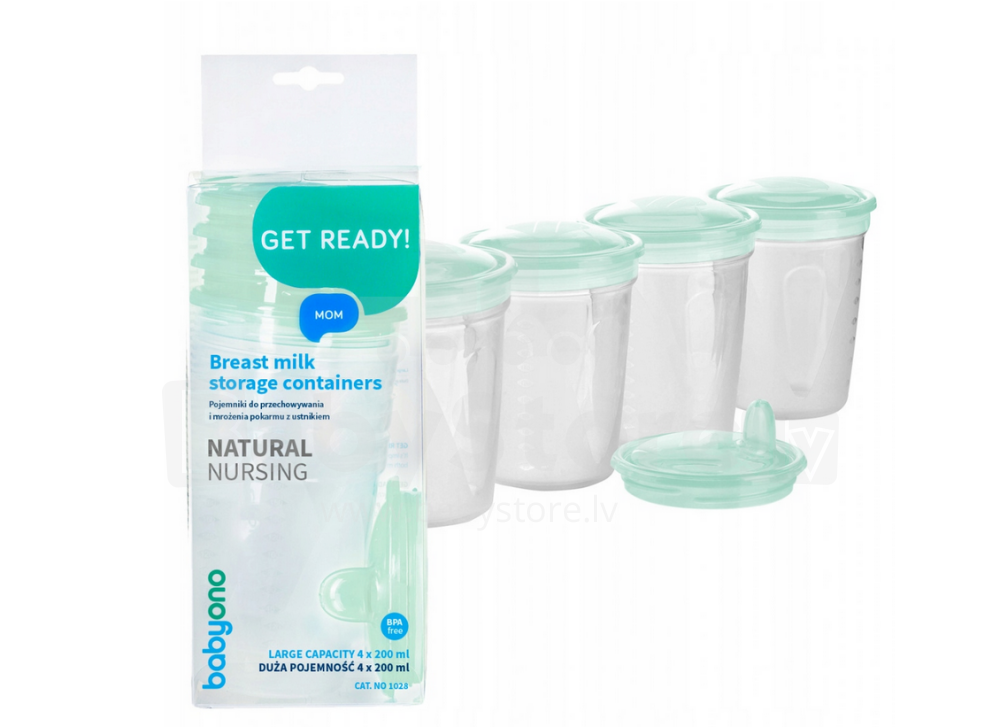Babyono Set of Containers - Kontenitor ruajtes qumeshti 4cp