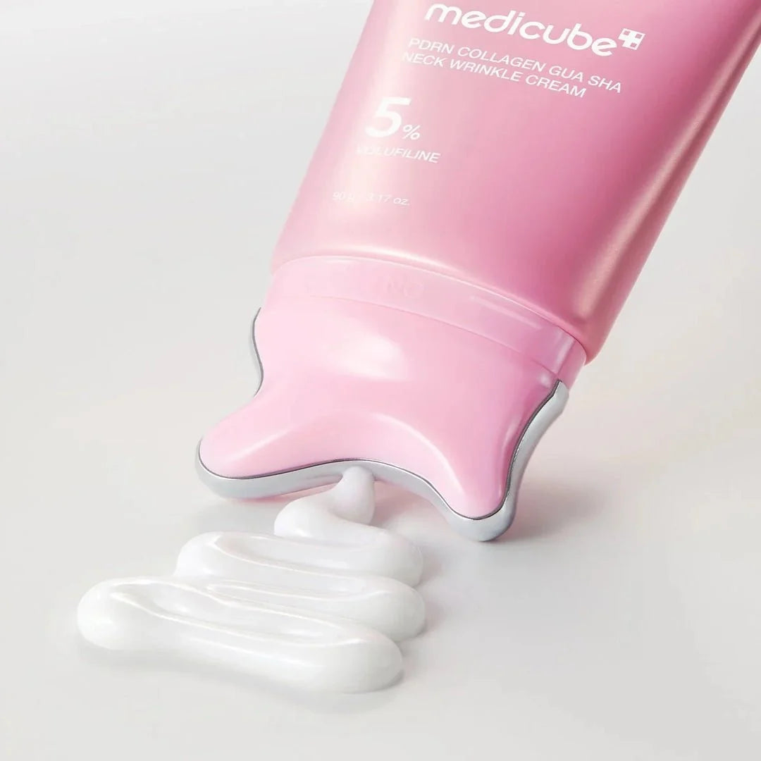Medicube PDRN Collagen Gua Sha Neck Cream – Krem për Qafën