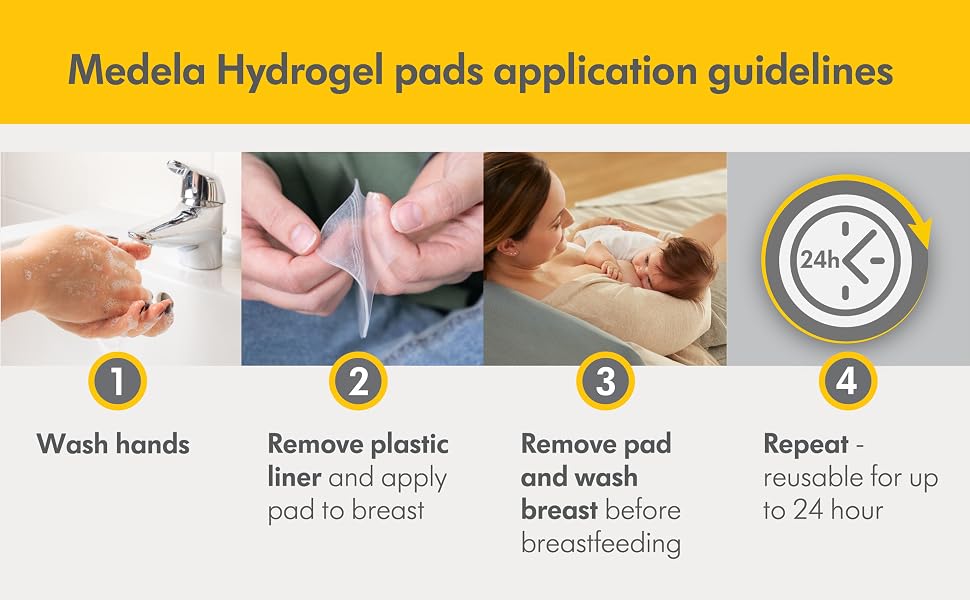 Medela Hydrogel Pads – Kompresa Hidrogel për Thithkat