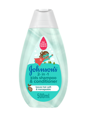 Johnson’s - Larës & Shampo 2 në 1 për Fëmijë 500 ML