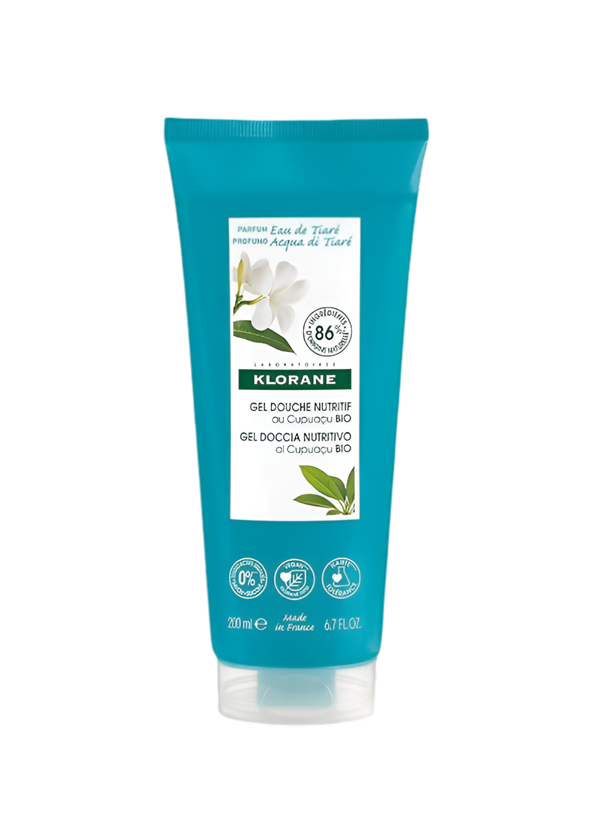 Klorane - Gel Douche Eau de Tiaré 200 ML