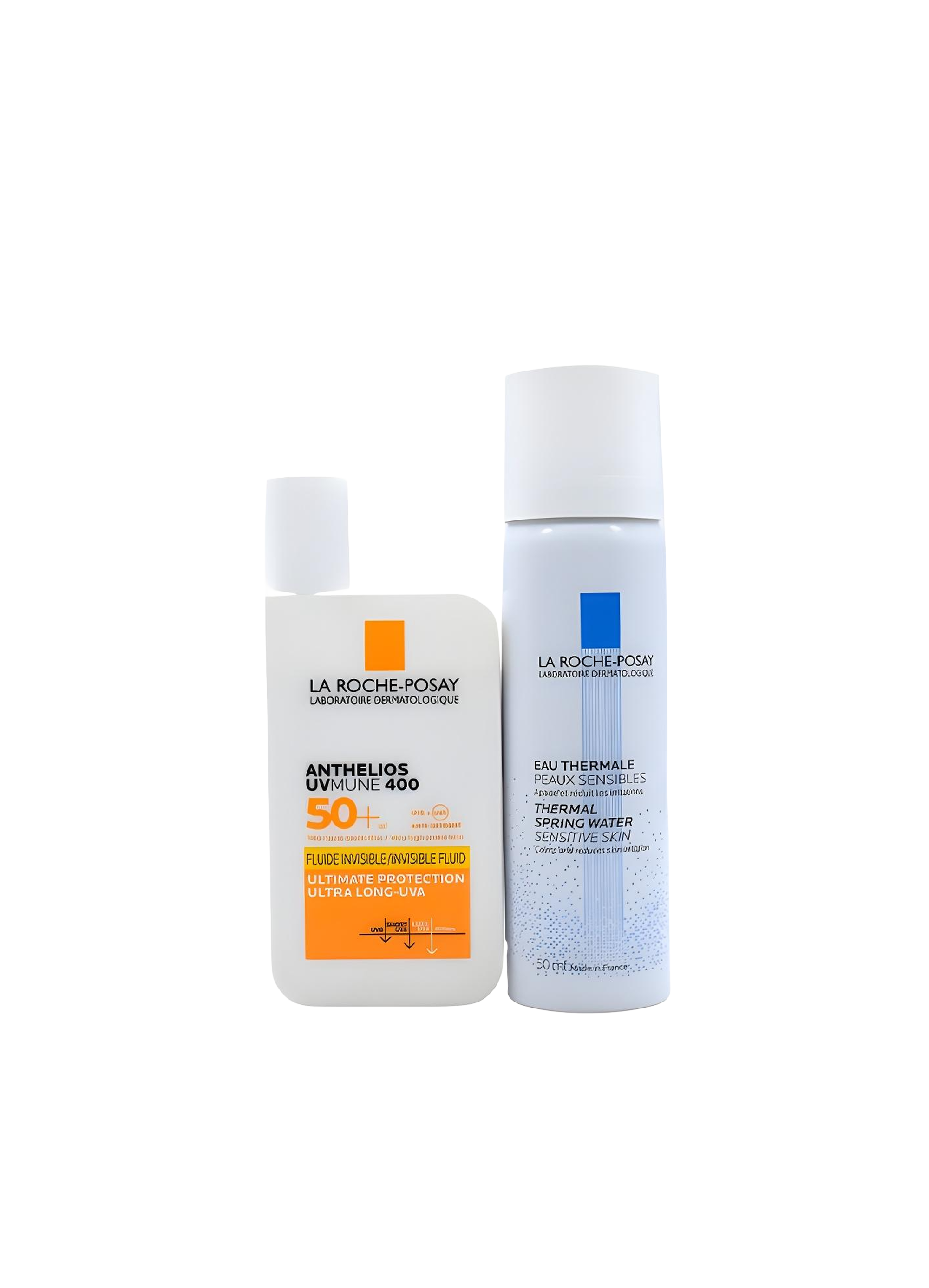 La Roche Posay - Anthelios UVmune 400 SPF50+ Face Invisible Fluid 50ml & Thermal Spring Water 50ml