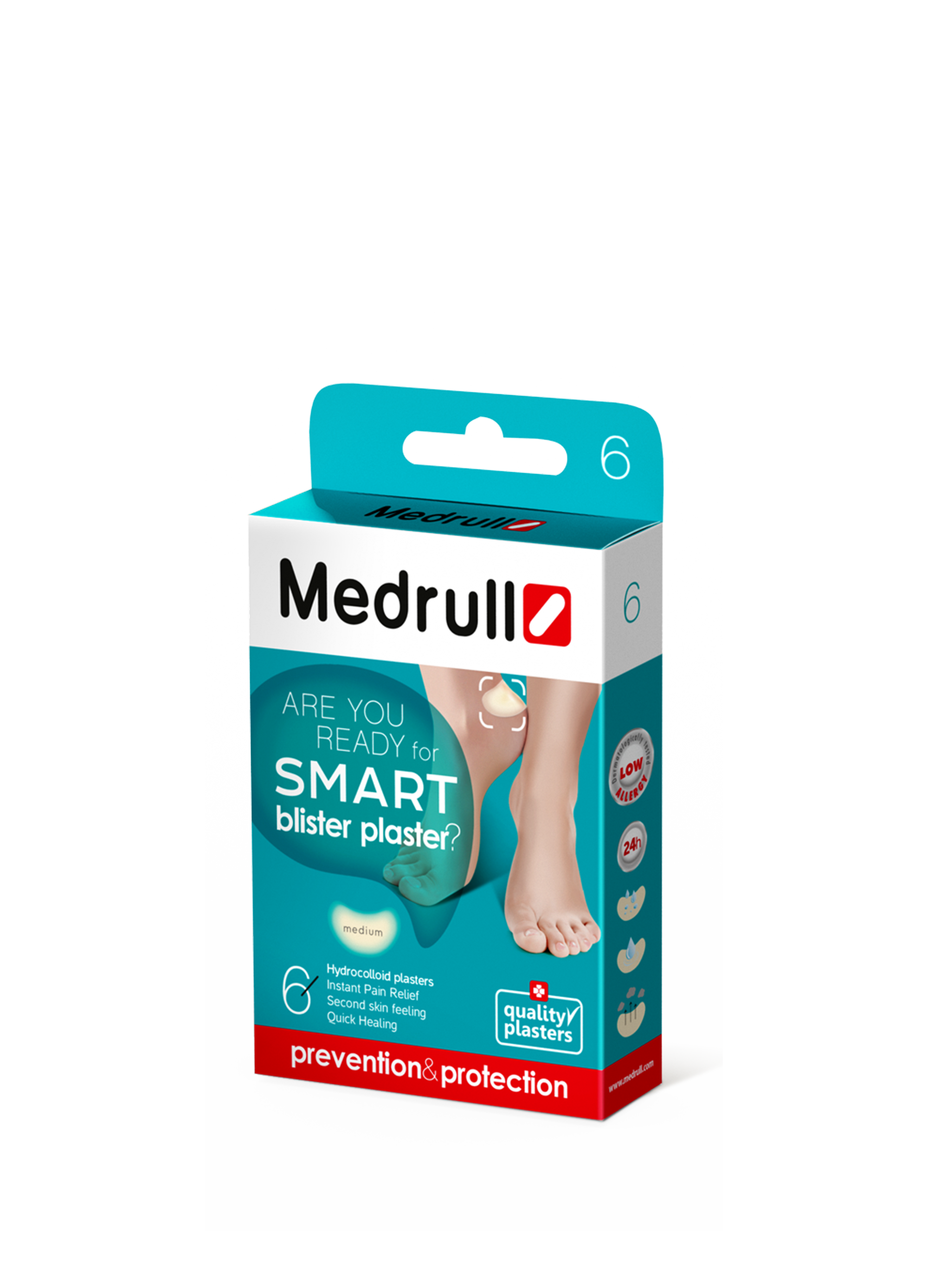 Medrull – Plasters Hydrocolloid Blister x6 cope MIX