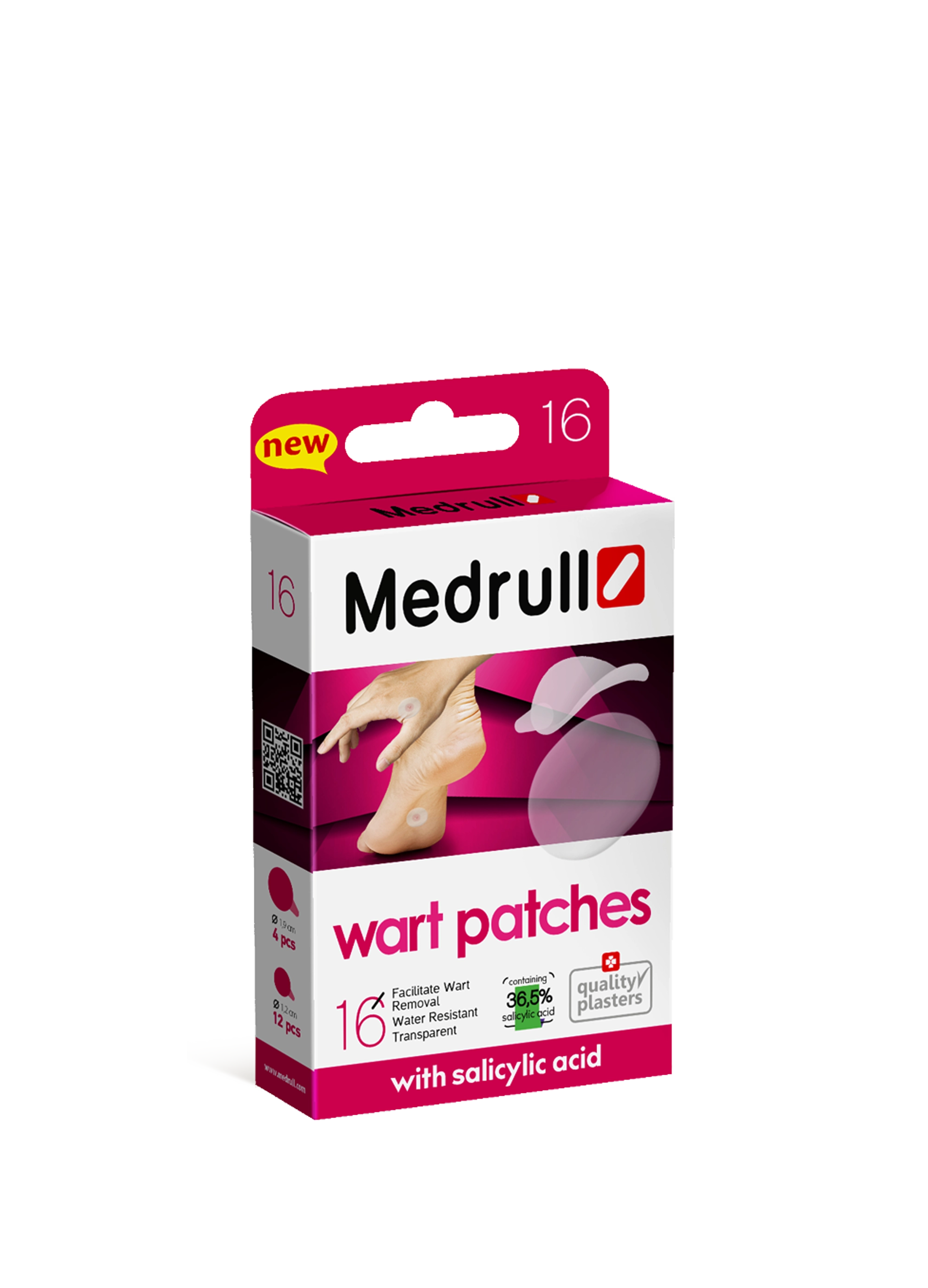 Medrull – Plasters Wart Patches x16 cope