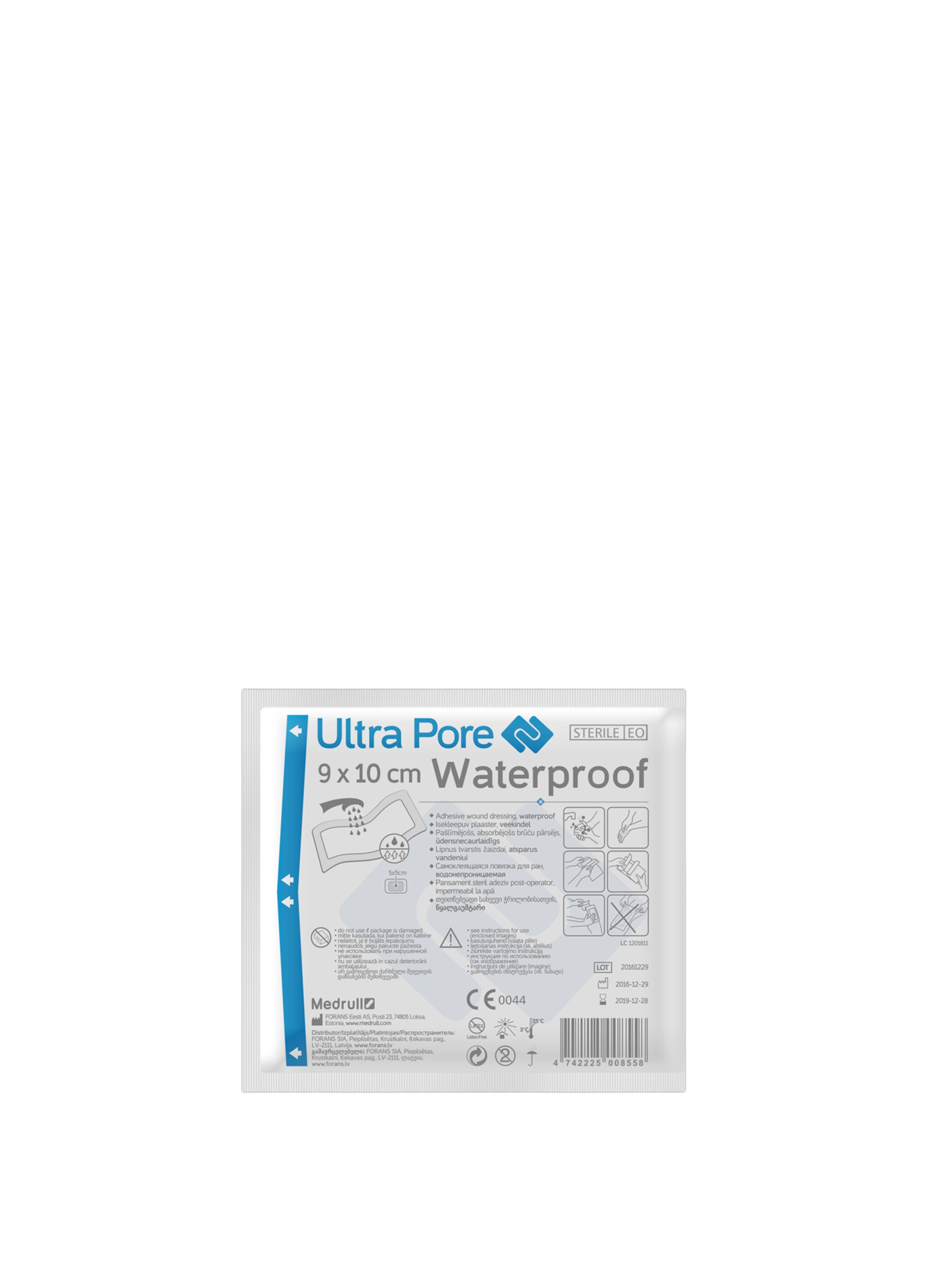Medrull – Ultra Pore Waterproof 9 x 10 CM Sterile