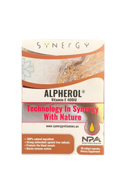 Synergy – Alpherol Vitamin E 400 IU x30 Caps