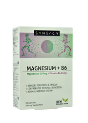 Synergy – Magnesium + B6 x 60 Caps (350 MG + 25 MG)
