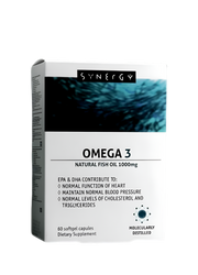 Synergy – OMEGA 3 Natural Fish Oil 1000 MG 60 Caps