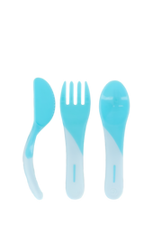 Twistshake - Learn Cutlery 6+M Pastel Blue