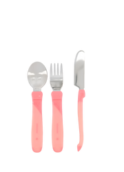 Twistshake - Learn Cutlery Stainless Steel 12M+ Pink