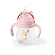 Babyono Sippy Cup with Weighted Straw rose-  Gote babyono me pipez te ponderuar  -Roze