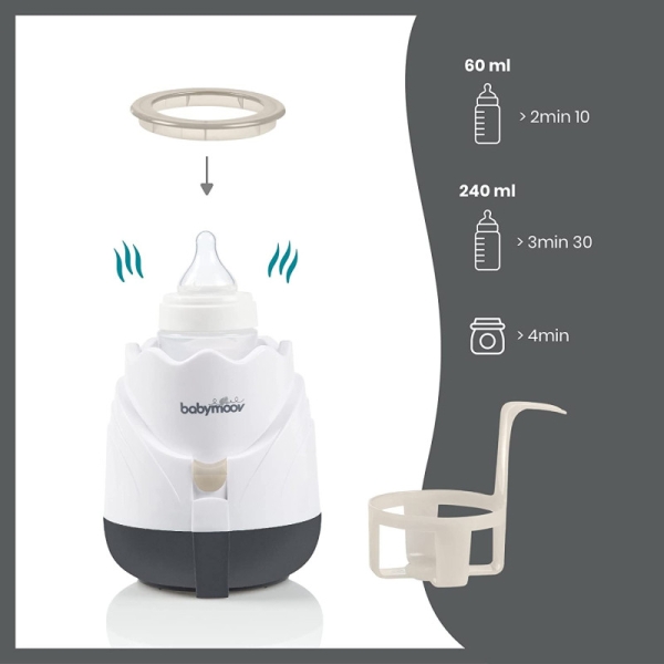 Babymoov Tulip steam bottle warmer cream