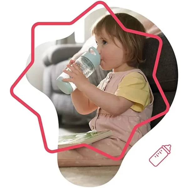 BADABULLE DRINKING BOTTLE WITH STRAW