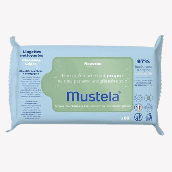 Mustela Cleansing Wipes wth Organic Avocado
