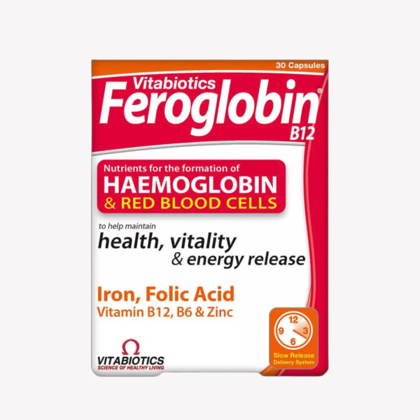VITABIOTICS FEROGLOBIN B12 *30CAP