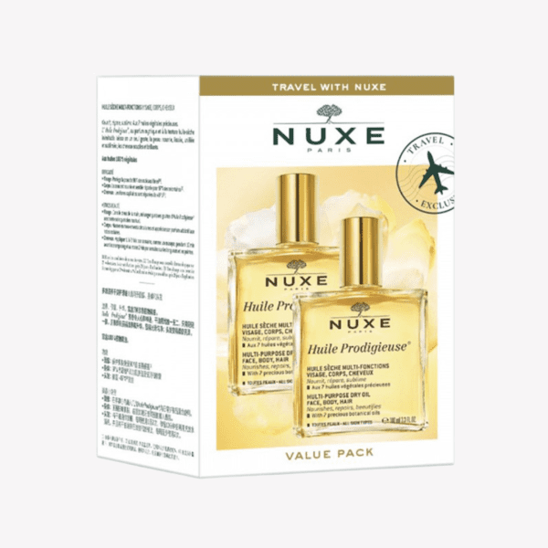Nuxe Huilde Prodigieuse Travel KIT-  DUO Huile Seche Multi-Function / Multi-Purpose dry oil *100 ml