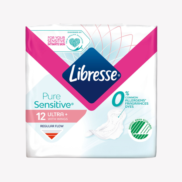 Libresse Towel Pure Sensitive Ultra Normal Wings