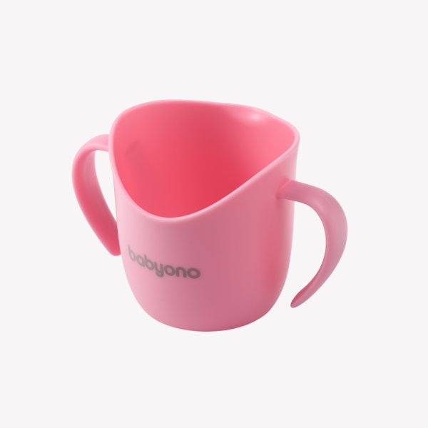 Babyono  Ergonomic Gote trajnuese  me koke te bute qe nuk derdhet Roze 1463/04