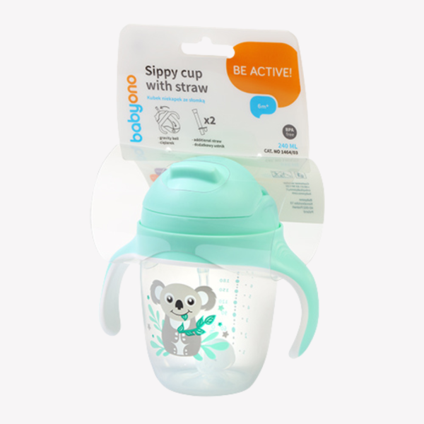 Babyono  Sippy cup with weighted straw 1464/03