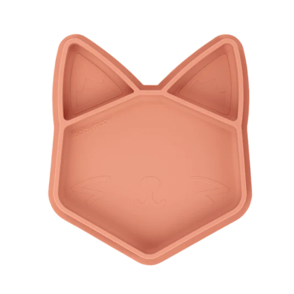 Babymoov ISY SILICON PLATE FOX – pjate silikoni me figuren Dhelper