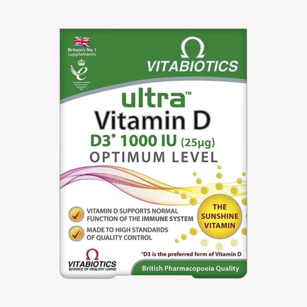 VITABIOTICS ULTRA VITAMIN D3 1000IU *96TAB