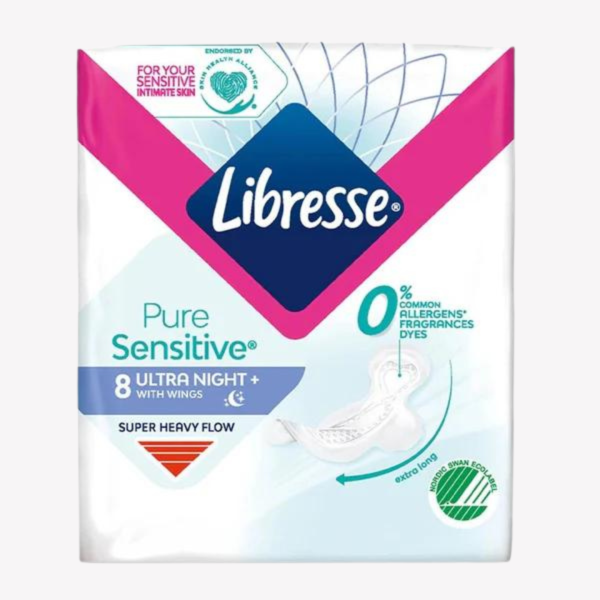 Libresse Towel Pure Sensitive Ultra Night Wings
