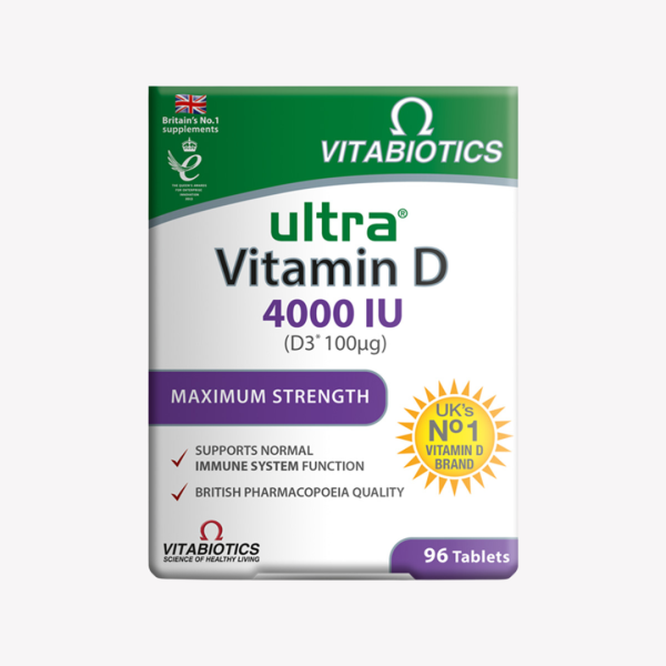 VITABIOTICS ULTRA VITAMIN D3 4000IU *96TAB