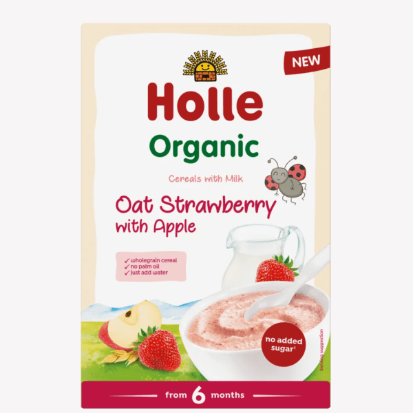 Holle – ORGANIC MILK PORRDIGE OAT-STRAWBERRY-APPLE