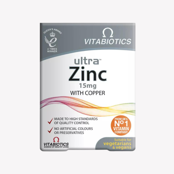 VITABIOTICS ULTRA ZINC 15MG*60TAB