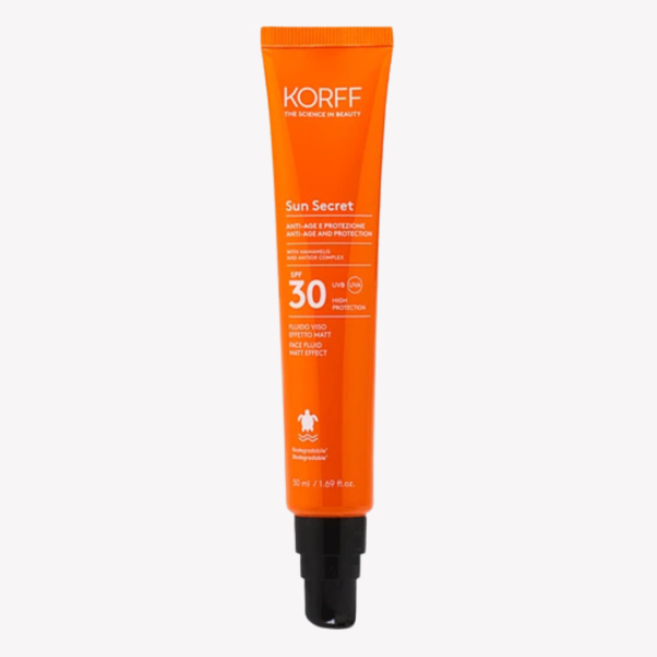 KORFF SUN SECRET FACE FLUID MATT EFFECT SPF30
