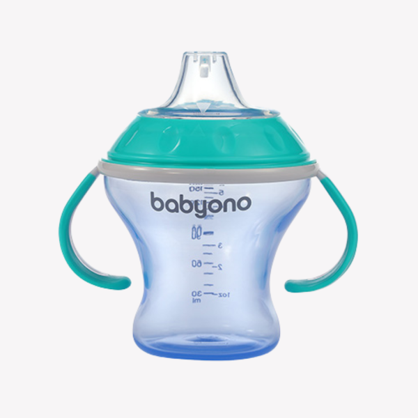 Babyono Non-spill cup with soft spout 180ml NATURAL NURSING 1456/01