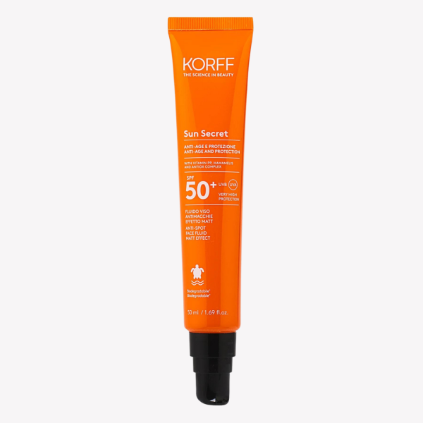 KORFF SUN SECRET FACE FLUID MATT EFFECT SPF50+