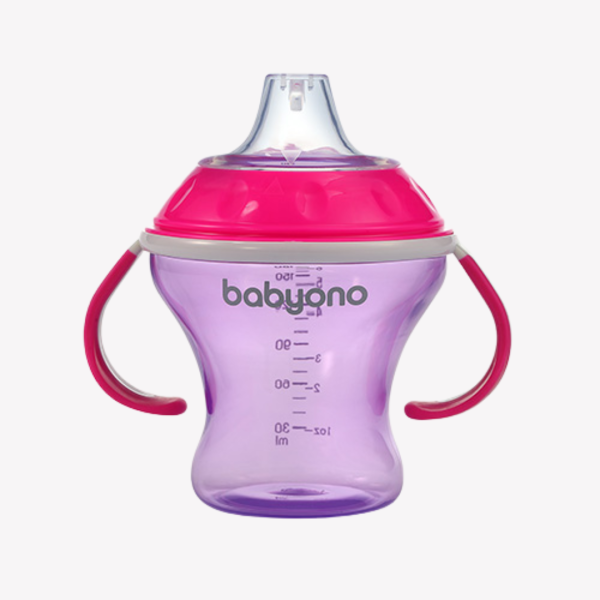 Babyono Non-spill cup with soft spout 180ml NATURAL NURSING 1456/02