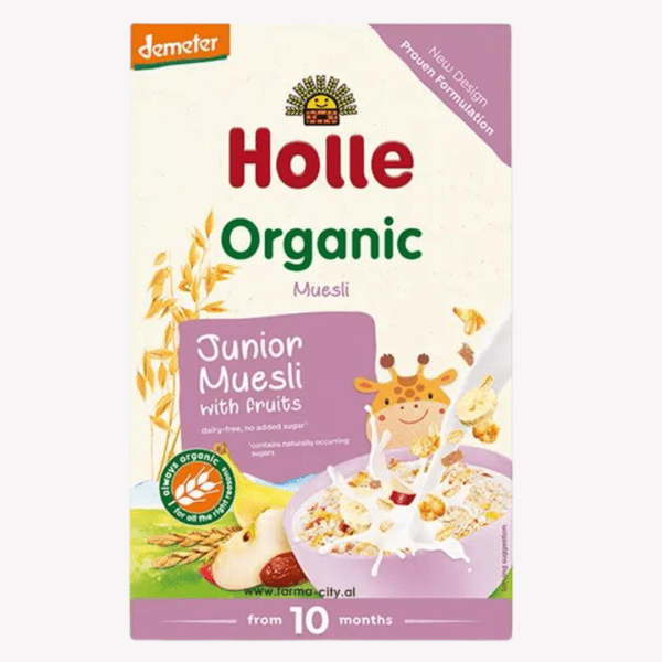 Holle – ORGANIC JUNIOR MUESLI MULTIGRAIN WITH FRUIT
