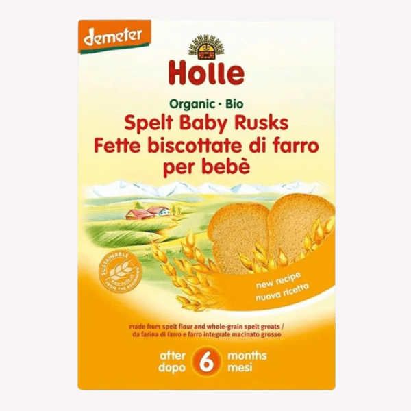 Holle – ORGANIC SPELT BABY RUSKS