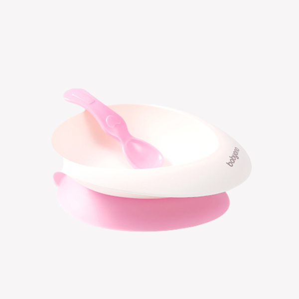 Babyono   Suction bowl with spoon +6m  1077/02
