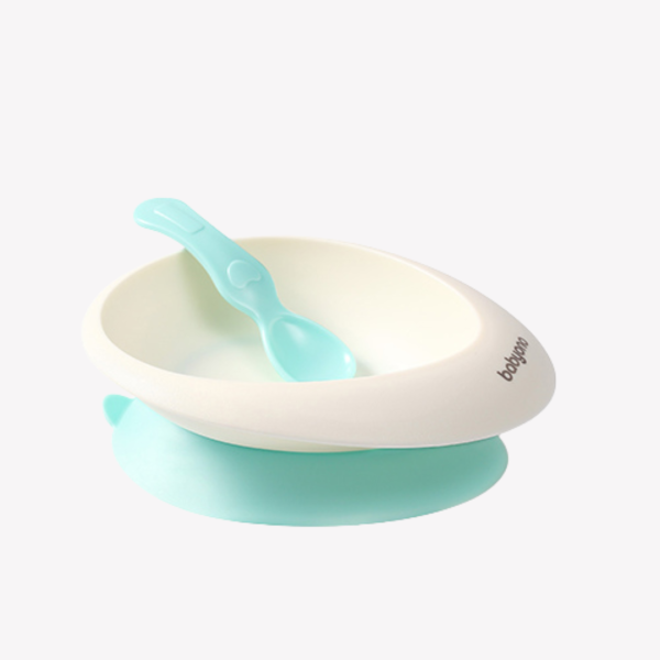 Babyono   Suction bowl with spoon +6m  1077/03