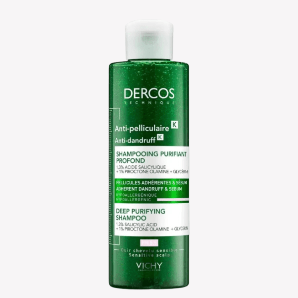 Vichy Dercos Anti-Dandruff Κ Deep Purifying Shampoo, 250ml