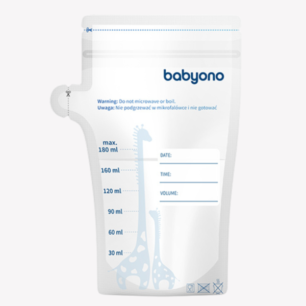 Babyono Milk Bags 180ML Qese Qumeshti 30pc 1084