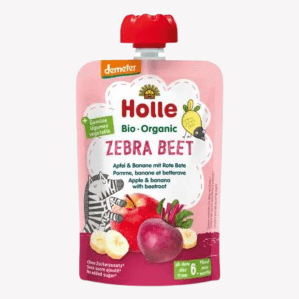 Holle – ZEBRA BEET – APPLE AND BANANA WITH BEETROOT